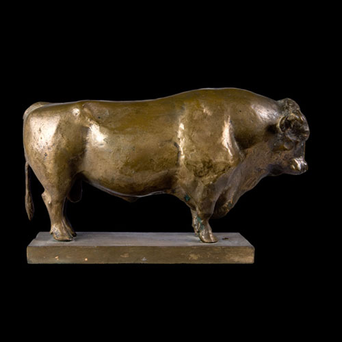 taureau bronze or